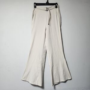 Nike Womens Sports Activewear High Waist Off White Cargo Pants S